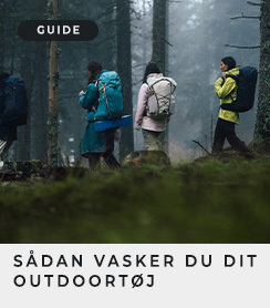 Sådan vasker du dit outdoortøj