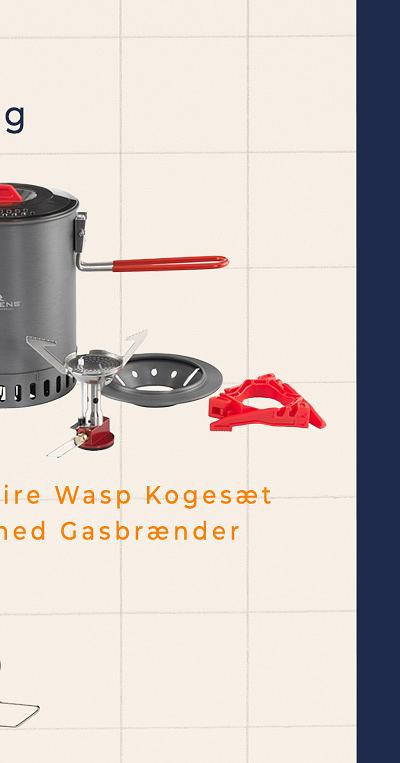 Fier Wasp Kogesæt med gasbrænder