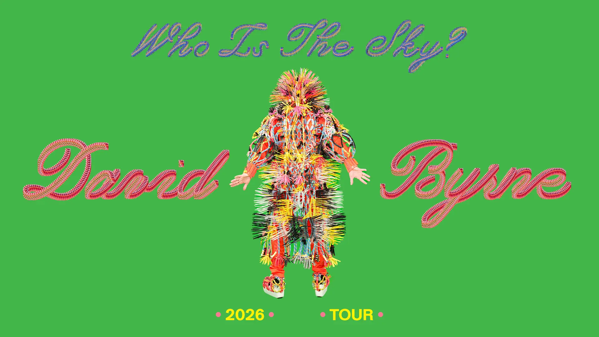 David Byrne – Who Is The Sky? 2026 Tour