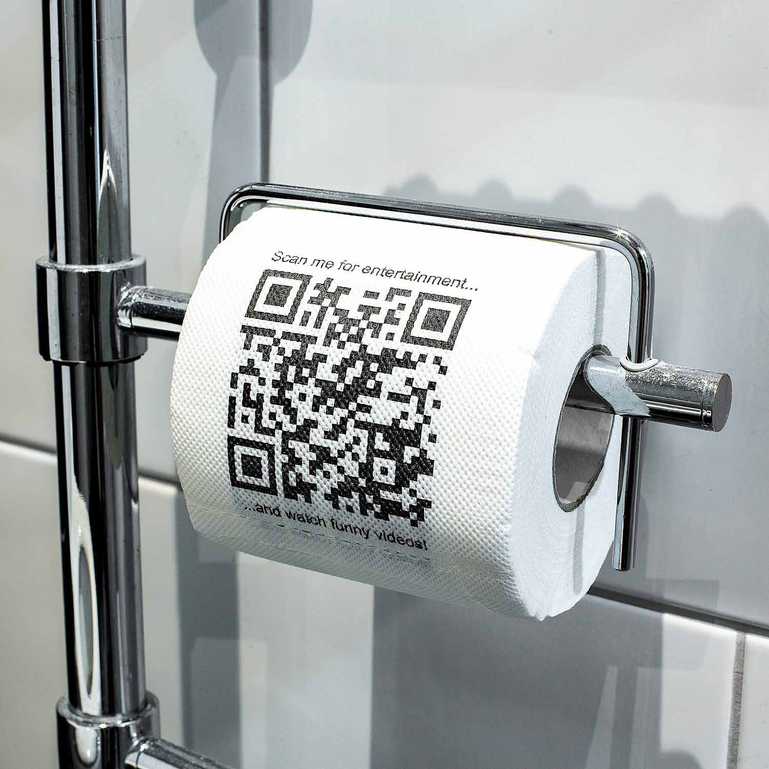 Image of Toalettpapper med QR-koder