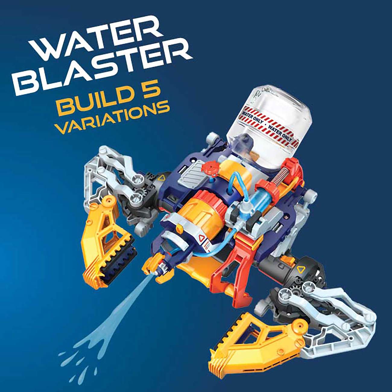 Image of Mega Cyborg 5 Water Blaster Construction Kit