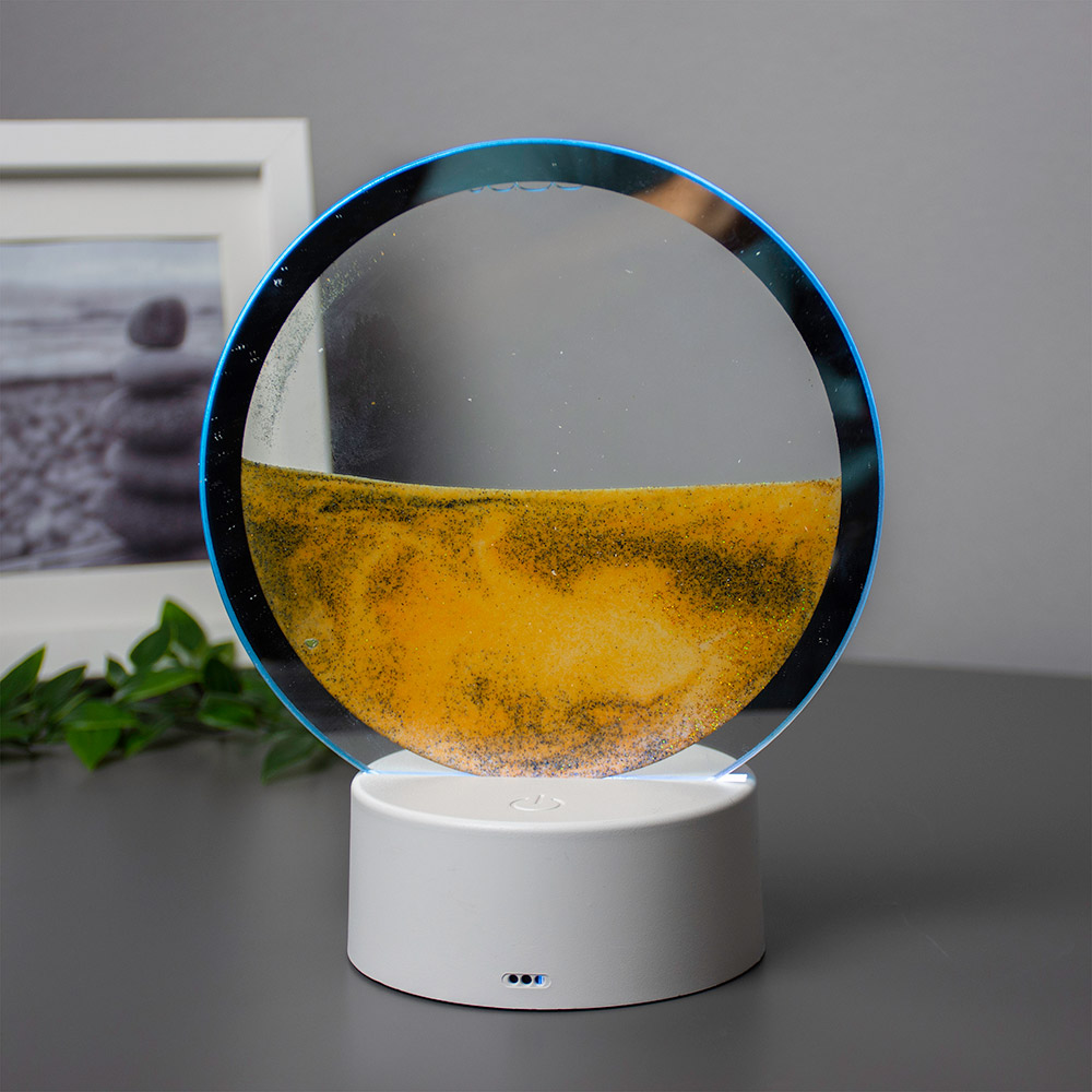 Image of Färgskiftande Sand Konst Lampa