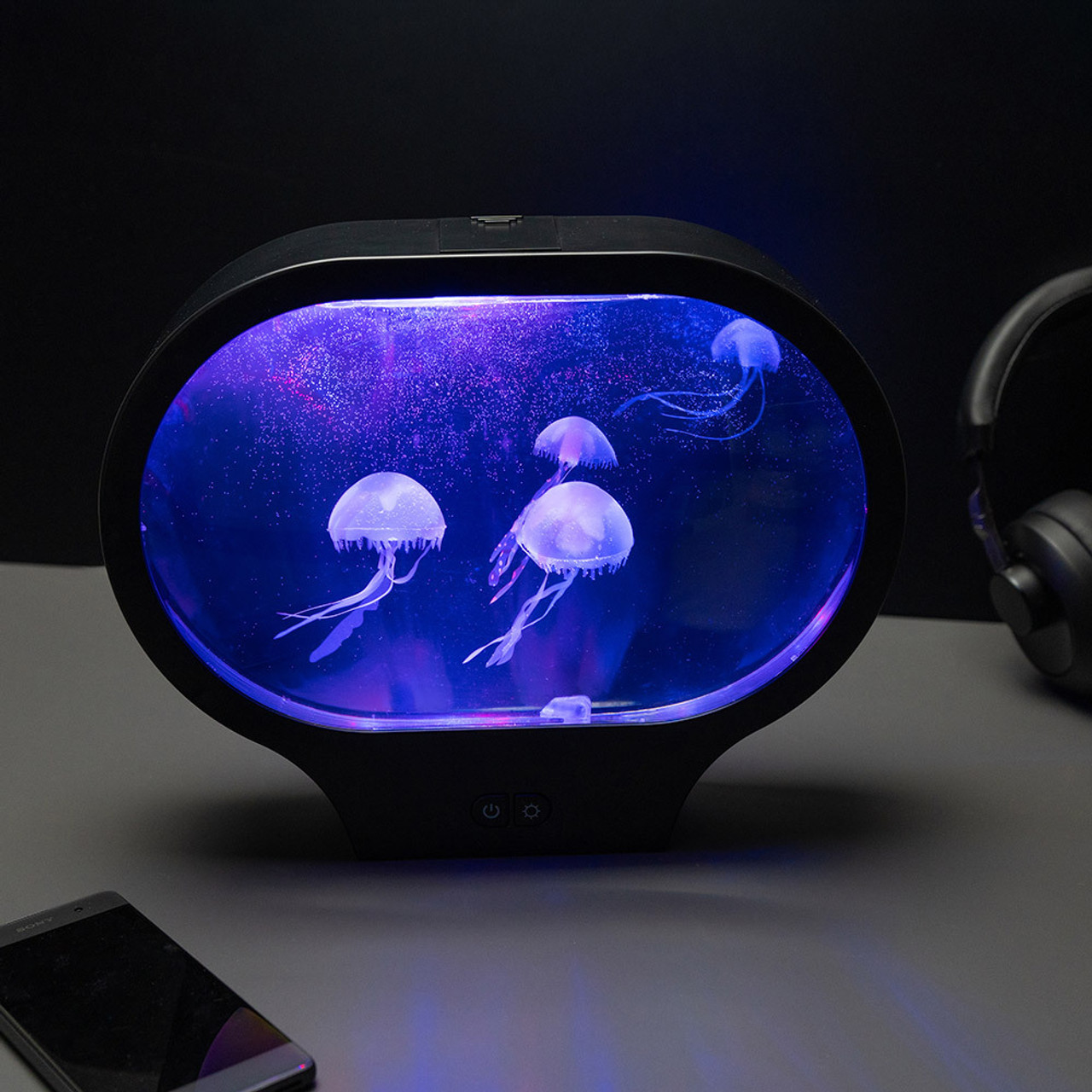 Image of Oval Jellyfish Lamp