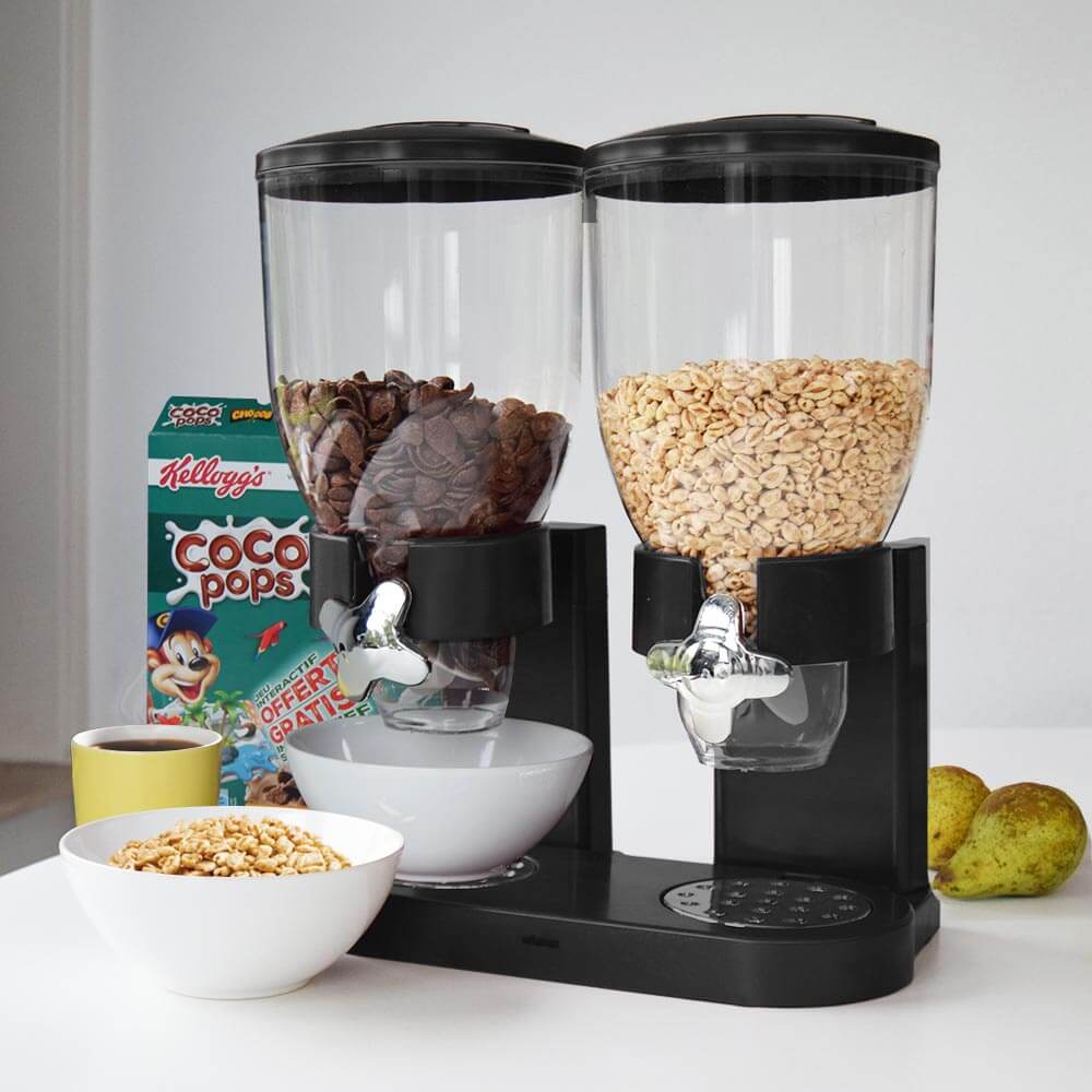 Image of Cornflakes Dispenser - Svart