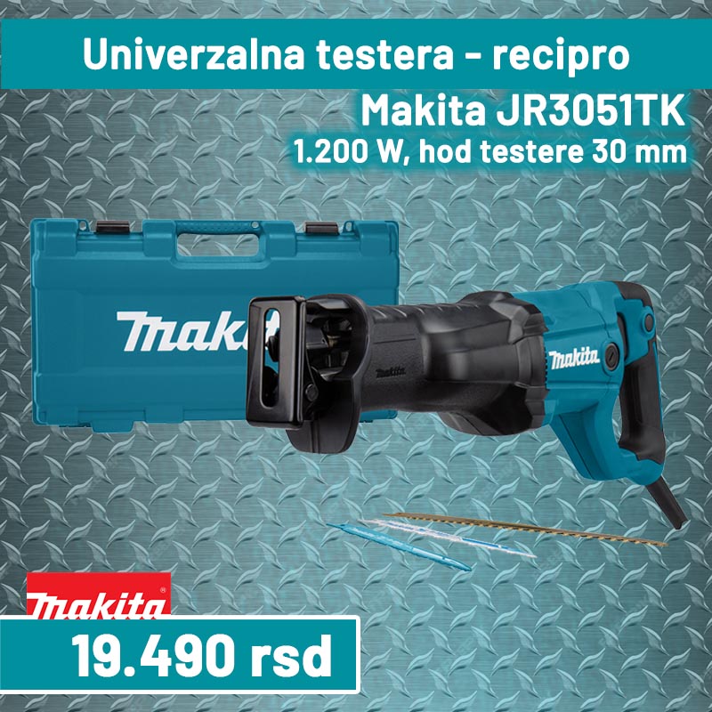 Univerzalna testera - recipro Makita JR3051TK