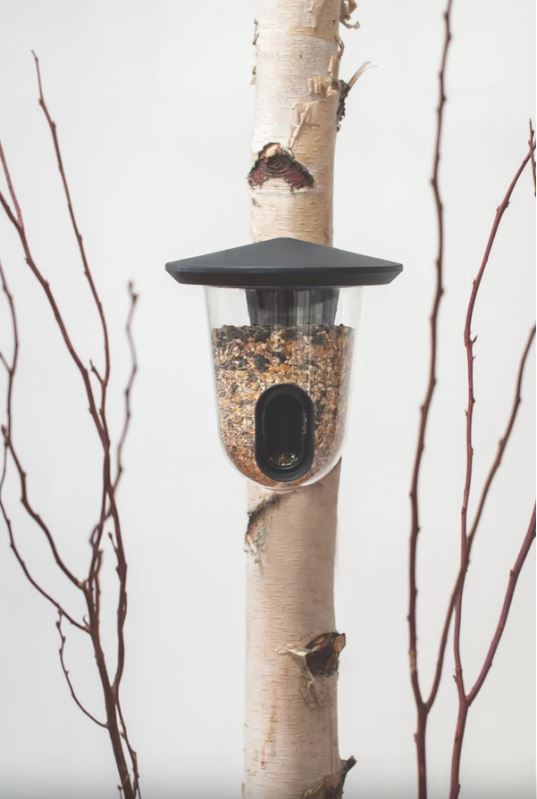 Madáretető FEEDR műanyag, szürke