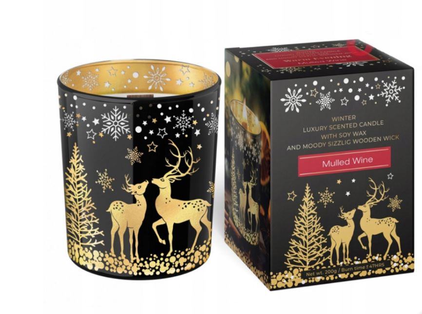 Illatgyertya-Prémium, szójaviaszból Warm Evening Muled Wine 200 g