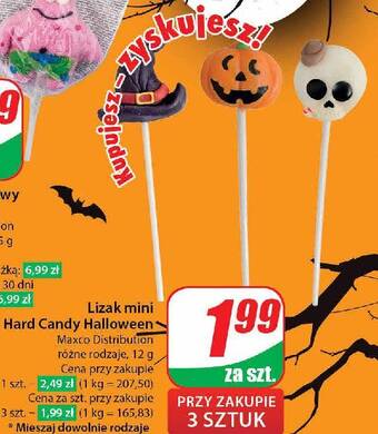 Lizak mini Hard Candy Halloween