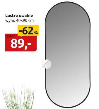 LUSTRO METALOWE OWALNE