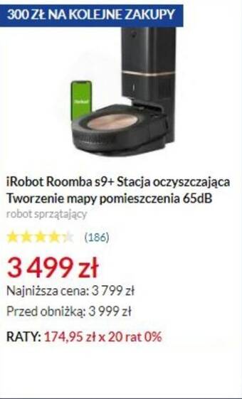 iRobot Roomba s9+ Stacja oczyszczająca