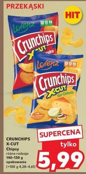 Chipsy ser-cebula Crunchips x-cut Crunchips lorenz