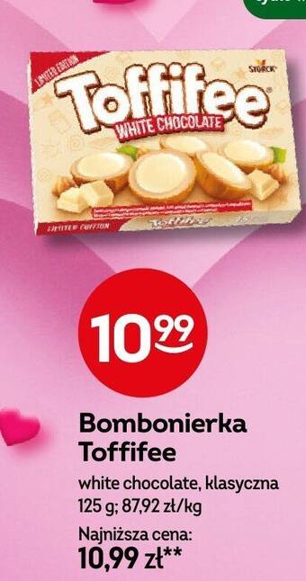 Bombonierka Toffifee white chocolate, klasyczna