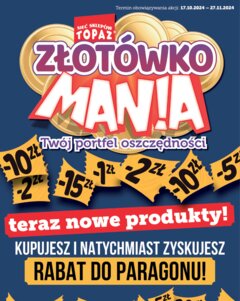 Topaz - Złotówkomania nowe produkty