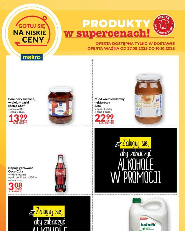 Makro - Gotuj się na niskie ceny w dostawie
