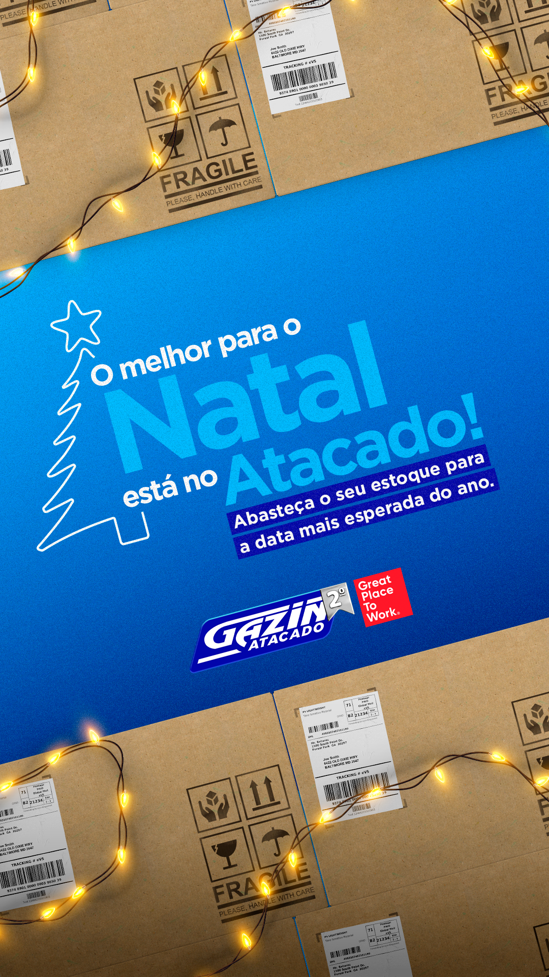 O melhor para o Natal está no Atacado! Abasteça o seu estoque para a data mais esperada do ano.