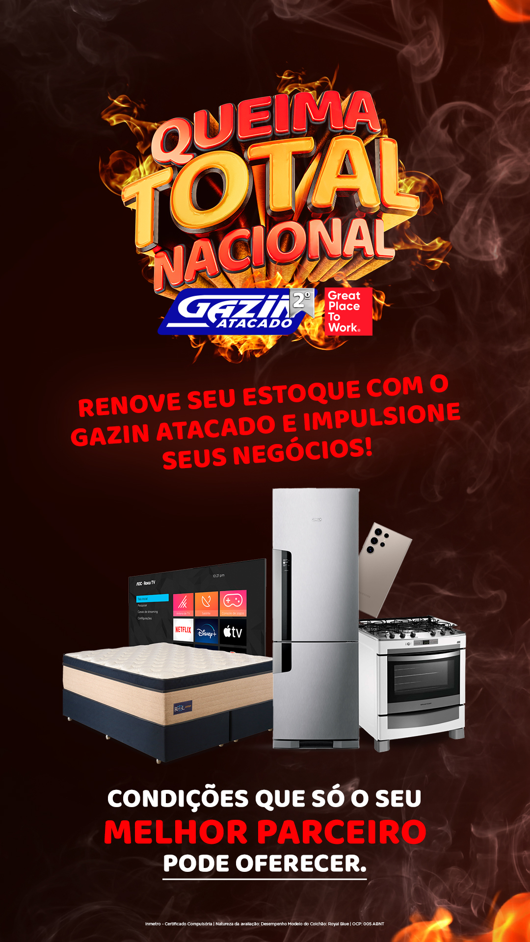 🔥 2025 começou com tudo no Gazin Atacado! Explore nossas ofertas exclusivas para lojistas e empreendedores. Produtos de qualidade, logística própria e as melhores condições. Venha fazer negócios com o seu melhor parceiro 🔥