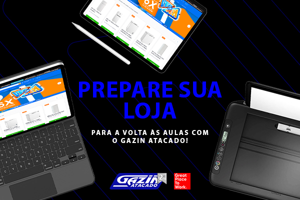 A geração conectada está de volta às aulas! 🚀📖 Transforme sua loja no ponto de referência para quem busca tecnologia de ponta: notebooks, tablets, impressoras e tudo que faz a diferença no dia a dia dos estudantes.