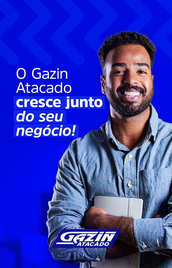 No Gazin Atacado, não se trata apenas de vender produtos. Acreditamos que o sucesso do seu negócio é também o nosso sucesso 💙 Aqui, você encontra variedade, condições de compra facilitadas e uma parceria de verdade para fazer sua loja ir mais longe 📦 👉 Porque, quando você cresce, a gente cresce junto.