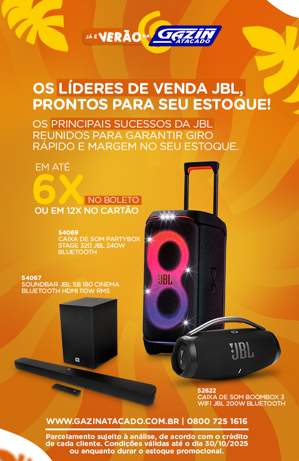 Já é Verão no Gazin Atacado - Aproveite
