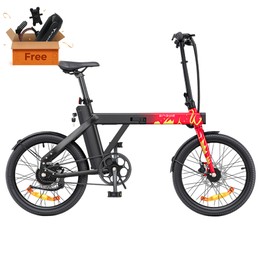 ENGWE P20 Ace Limited Edition Folding Electric Bike 250W Silent Motor Torque Sensor Carbon Belt 36V 9.6Ah Battery 100km Range