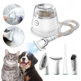 YISORA P20S Dog Clipper with Pet Hair Vacuum Cleaner With 5 Proven Care Tools