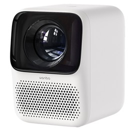 Wanbo T2 Max NEW LCD Projector Native 1080P Full-sealed Optical Engine 450 ANSI Lumens Android 9.0 AI Auto Focus & Keystone Correction Netflix YouTube Preinstalled - White