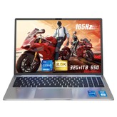 Ninkear N16 Pro Laptop 16'' 2560*1600 IPS Screen 165Hz Refresh Rate Intel Core i7-13620H 10 Cores Max 4.9GHz 32GB RAM 1TB SSD WiFi 6 Bluetooth 5.0 1*USB2.0 2*USB3.0 1* Full-Featured Type-C 1*HDMI 1*RJ45 65W Type-C Charging Face Unlock