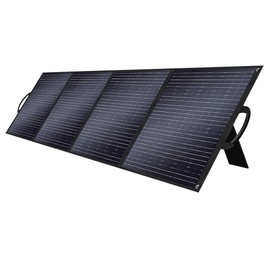 SolarPlay T200 Solar Panel 200W Max Output Power 23.4% High Conversion Efficiency IP65 Waterproof & Dustproof Adjustable Kickstand for Power Stations