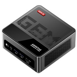 AOOSTAR GEM12 Mini PC AMD Ryzen 7 8845HS 8 Core Up to 5.1GHz 32GB+1TB P WiFi 6 Bluetooth 5.2