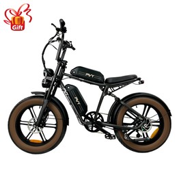 PVY X20 Electric Bike 1000W Motor 1440Wh (48V 15Ah+15Ah) Dual-battery 20*4.0'' Fat Tire 50km/h 200km Max Range