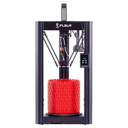 FLSUN SR Delta 3D Printer Pre-assembled Dual Drive Extruder Auto Levelling 200mm/s Fast Printing Capacitive Touch Screen 260mm*260mm330mm