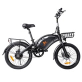 KuKirin V1 Pro Electric Bike 20 inch Tires 48V 350W Motor 45km/h Max Speed 7.5Ah Battery