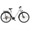 ONESPORT OT07 Electric Bike 250W BAFANG Mid Drive Motor 36V 10.4AH Battery 27.5 inch Tires 25km/h Max Speed 90km Range Shock Absorbing Fork Hydraulic Disc Brakes SHIMANO 7-Speed - White