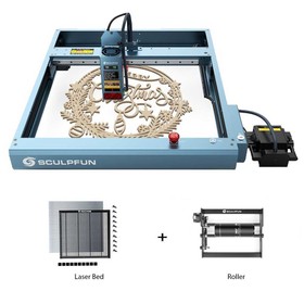 SCULPFUN SF-A9 20W Laser avec Rouleau Rotatif et Lit Laser | Pologne