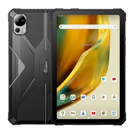 FOSSiBOT DT1 Lite 10.4-inch Rugged Tablet MT8788 Octa-core 2.0GHz Android 13 1200x2000 2K FHD IPS Screen 4GB RAM 64GB ROM 13MP+5MP Camera 2.4G/5G WiFi Bluetooth 5.0 11000mAh Reverse Charge Water/Dust/Shock-pro Face ID Unlock - Black