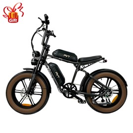 PVY X20 Electric Bike 1000W Motor 1440Wh (48V 15Ah+15Ah) Dual-battery 20*4.0'' Fat Tire 50km/h 200km Max Range Hydraulic Disc Brake Adjustable Front Suspension