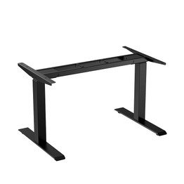 ACGAM JSZ-3 Height-Adjustable Standing Desk Frame With 2 Strong Motors 3-Level Table Frame Height Adjustable with 62-127cm 3 Memory Controls Load Capacity up to 120 KG for Home & Office - Black Frame Only