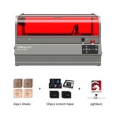 Creality Falcon2 Pro 40W Laser + 24pcs Mecpow Mahogany/Walnut Sheets + 120pcs Mecpow Scratch Paper Art Set + 1 Year LightBurn License