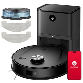 Ultenic T10 Lite Robot Vacuum Cleaner with LiDAR Navigation 4500Pa Suction Self-empty Matrix Clean Up to 180min Runtime