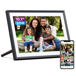 ARZOPA P101W 10.1-inch Digital Photo Frame 1280*800 IPS Touch Screen 32GB Storage Auto-Rotate & Slideshow