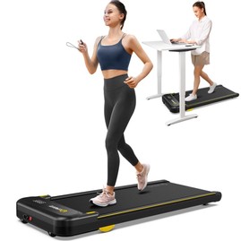 UREVO Spacewalk E4 Treadmill 1-6KM/h Speed 120kg Max Load 2.25HP Motor <45dB Low Noise 102*38cm Walking Area Double Shock Absorption LED Display Remote Control