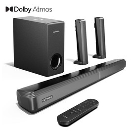 ULTIMEA Apollo S60 Detachable Soundbar with Subwoofer 4.1 Channel Bluetooth 5.3 3 EQ Modes 280W Peak Power