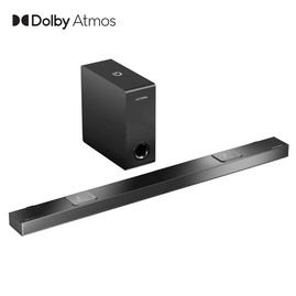 Ultimea Nova S70 Soundbar with Subwoofer 3.1.2 Channel 4K Dolby Vision HDR Pass-Through 3 EQ Modes