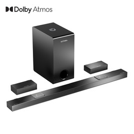 Ultimea Nova S80 Soundbar Subwoofer Speaker Kit 5.1.2 Channel 4K HDR Passthrough Dolby Atmos Decoding 520W Peak Power