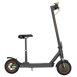 HONEYWHALE M2 MAX-B Electric Scooter with Seat 500W Motor 36V 12.5Ah 450Wh Battery 32km Range 10-inch Pneumatic Tire 25km/h E-ABS+Disc Brake Turn signal and Taillight 15-degree Gradeability