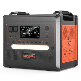 SolarPlay Q2402M Portable Power Station 2304Wh 2500W LiFePO4 Battery 110