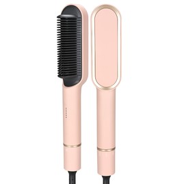 KSKIN KD380A Hair Straightening Comb 5-Level Temperature Control Pink -