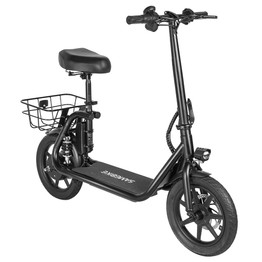 SAMEBIKE SM-C02 Foldable Electric Scooter with Seat 500W Motor 36V 13Ah Battery 14 inch Tire 32km/h Max Speed 25km Range