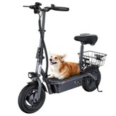 iScooter F3 Electric Scooter with Seat & Rear Basket 1000W Motor