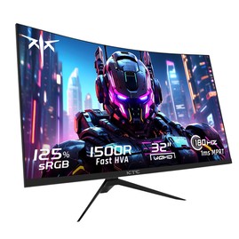 KTC H32S17 Moniteur de jeu incurvé 32 pouces 2560x1440 QHD 180Hz